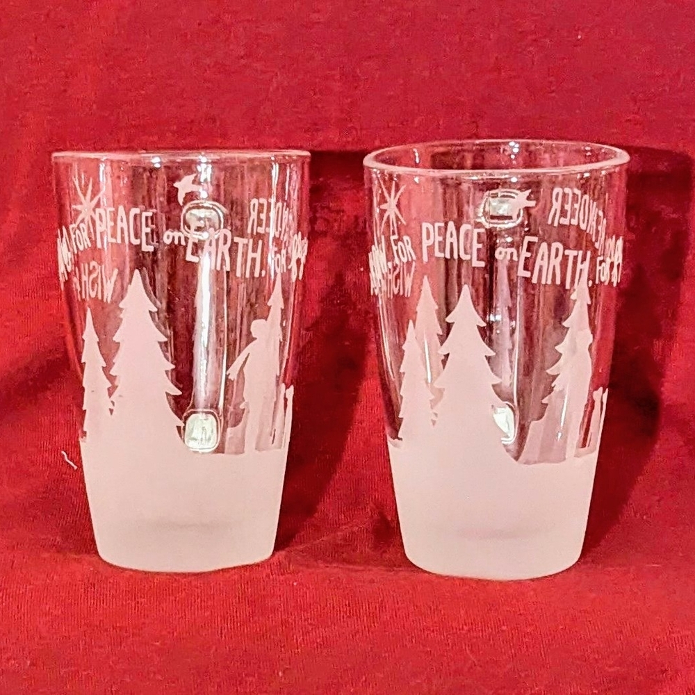 2009 Starbucks Coffee Cup - Wish for Snow Peace Reindeer